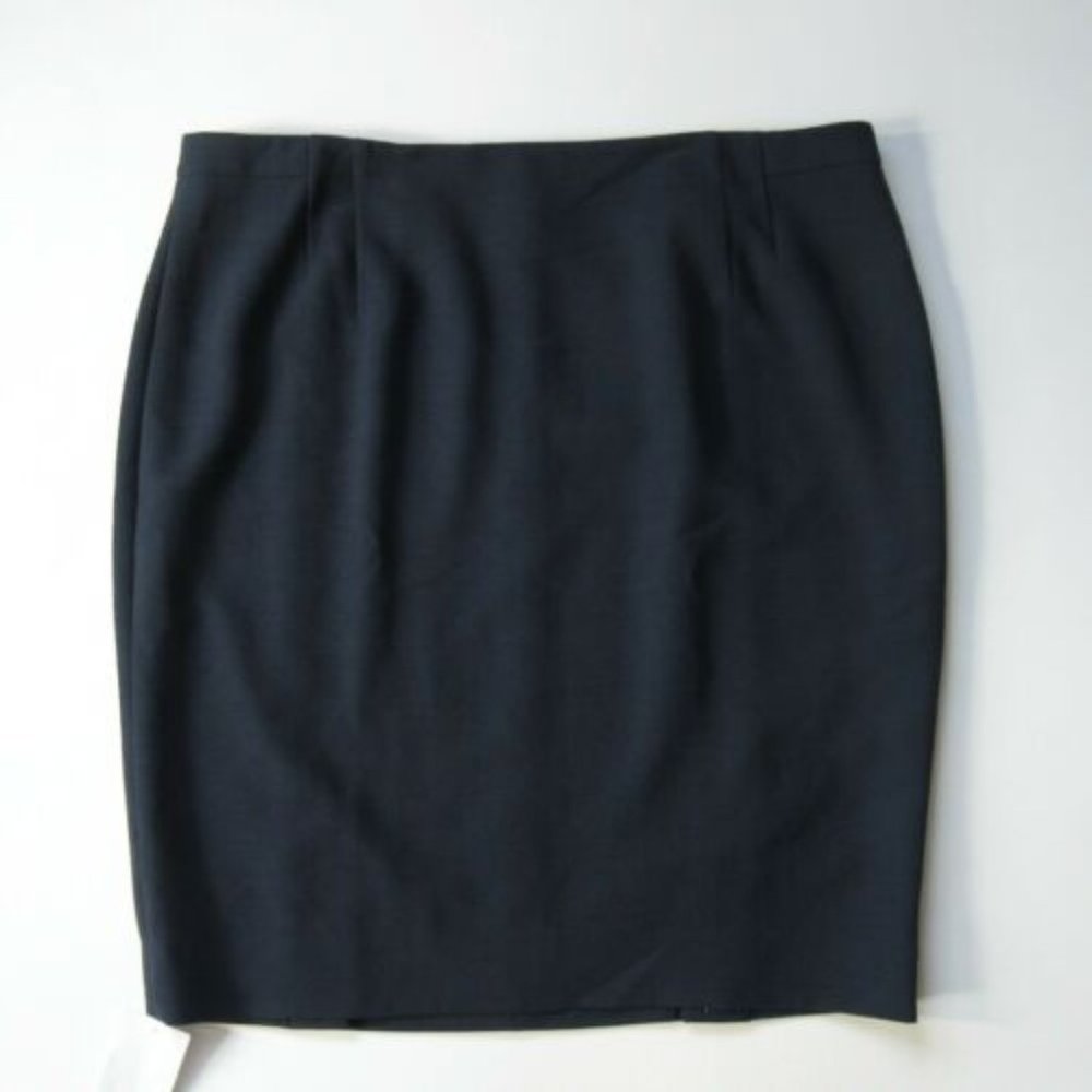 MM. Lafleur Cobble Hill 4.0 in Galaxy Blue Nep Suiting Pencil Skirt +2 NWT